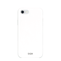 SiGN Liquid Silicone Case för iPhone 7 & 8/SE 2 - Vit