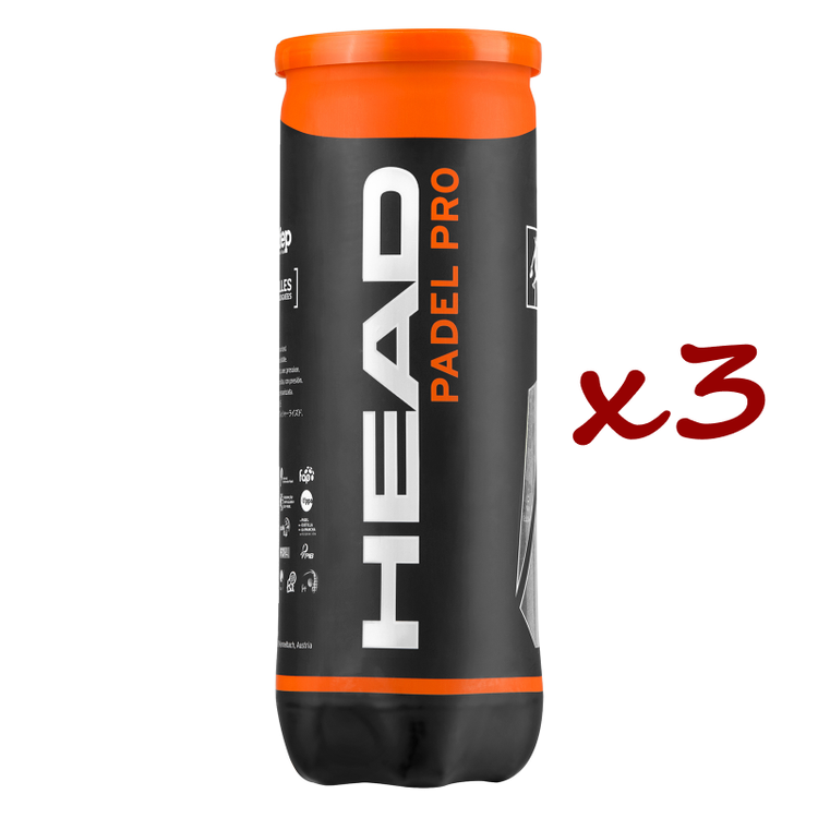 Head Padel Pro - 3 rör