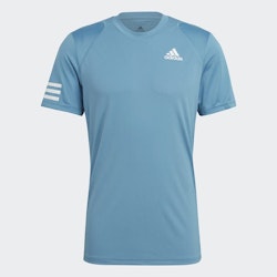 Adidas Club 3-Stripes T-Shirt Blue
