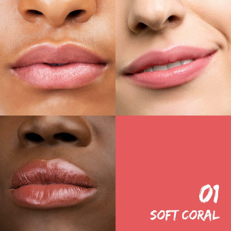 Lip Balm Color kiss 01, Soft Coral