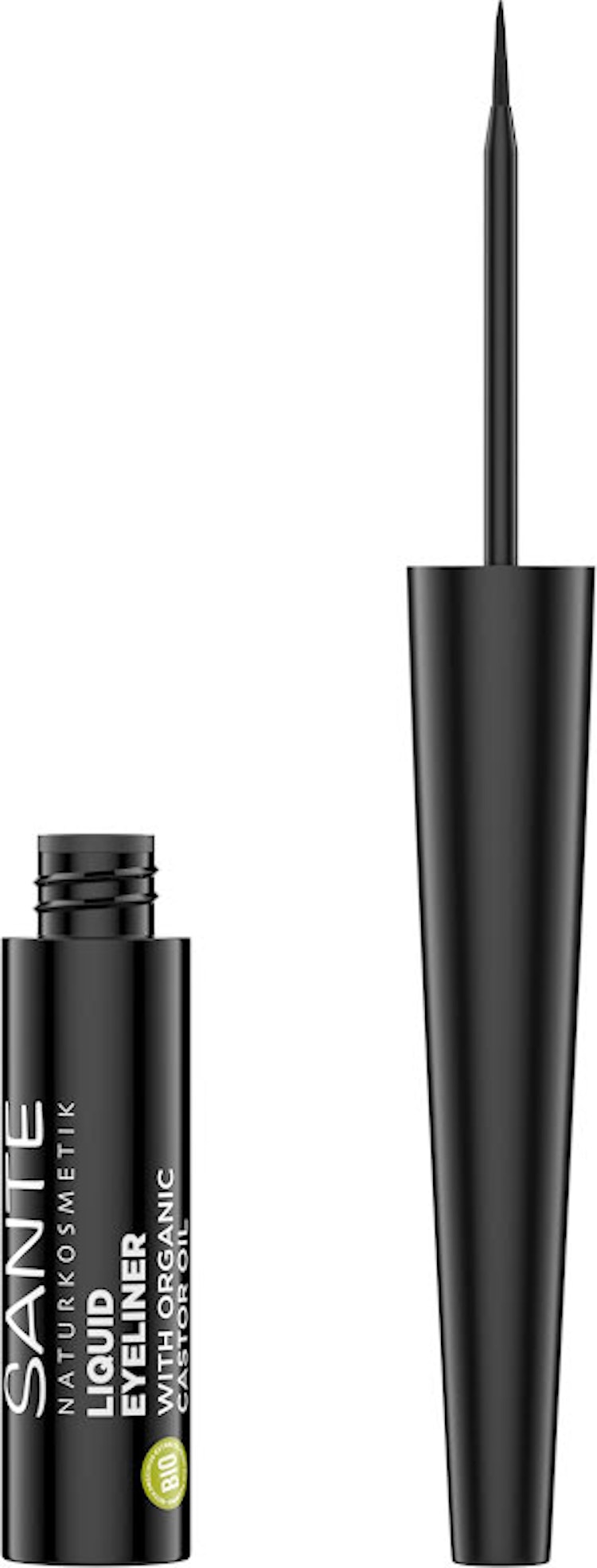Flytande eyeliner, djupsvart