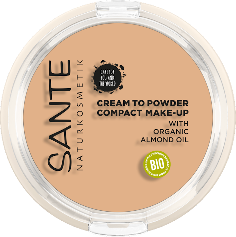 Compact make-up 01 Cool Ivory, "cream to powder"