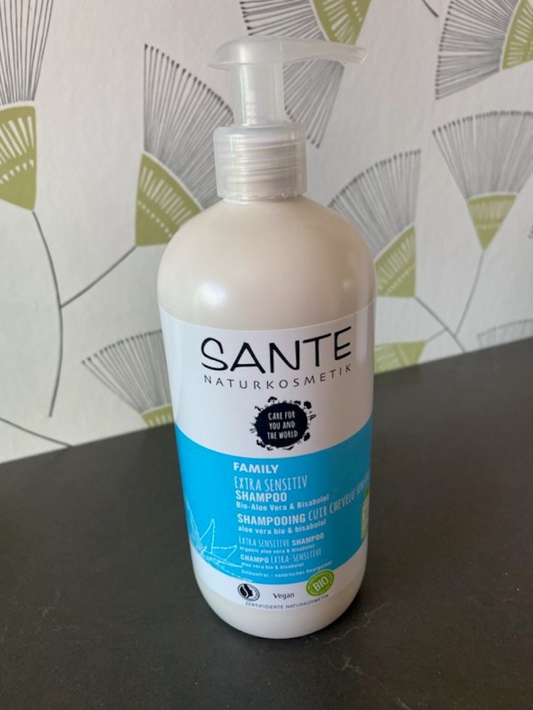 Extra Sensitive Shampo, Ekologisk Aloe Vera & Bisabolol, 500 ml
