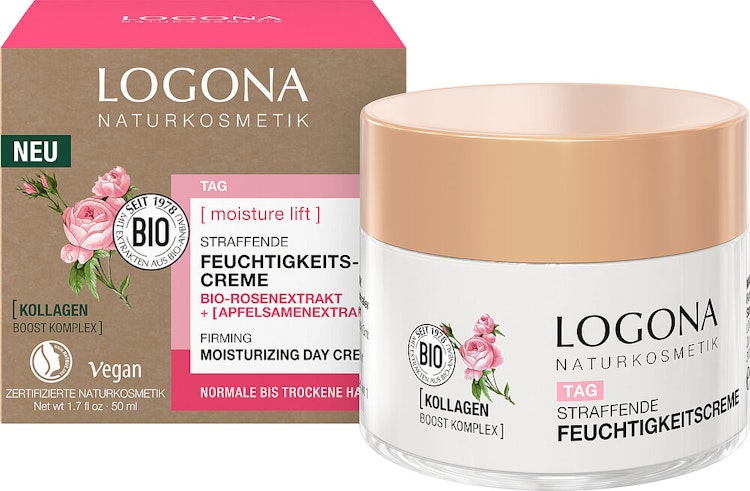 Moisture Lift Firming Day Cream för torr & normal hud - ros & äppelfrö