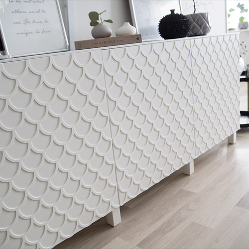 Adele - front pattern for Bestå cabinet door 60 x 64 cm