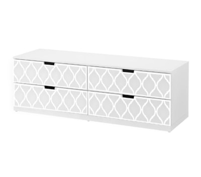 Frida - Front pattern for Nordli dresser 80cm (47cm deep)