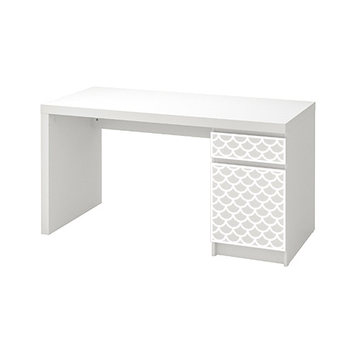 Adele - front pattern for MALM desk