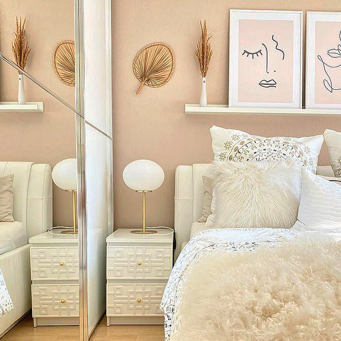 Grace - furniture decor for IKEA Malm bedside table