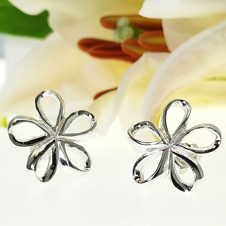 Örhängen Flower Silver - Catwalk Jewellery