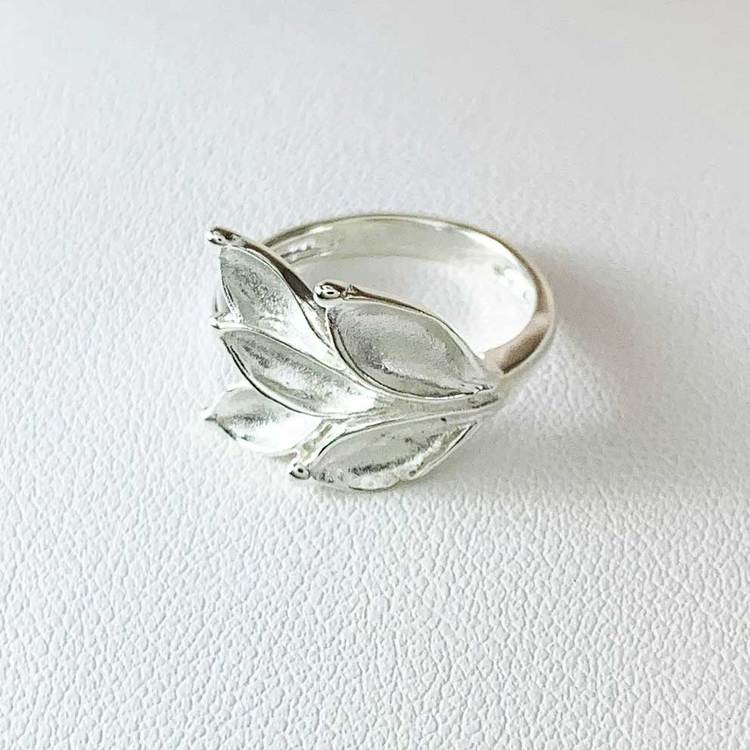 stilren ring Aleea i silver från Catwalk Jewellery