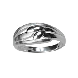 Ring Leaf Silver