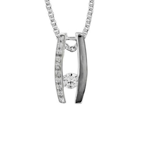 Halsband Sparkling Freja SIlver