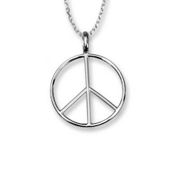 Halsband Peace Silver