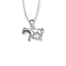 Halsband Running Horse Silver