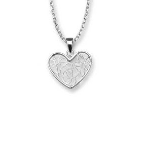 Halsband Heart Silver