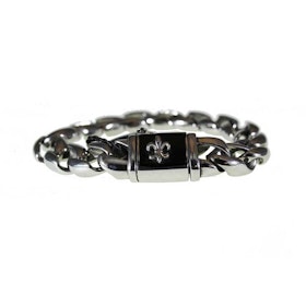 Armband Fleur De Lis Stål