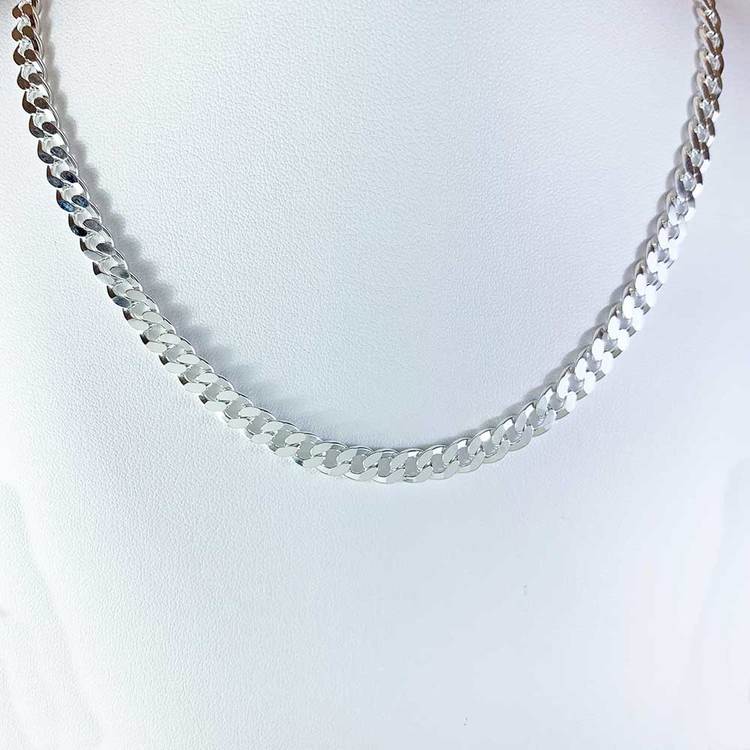 pansarlänk, pansarhalsband, halsband i silver pansarkedja från catwalk jewellery