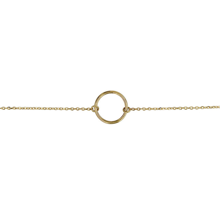Snyggt armband Circle i 18K guld från Catwalk Jewellery