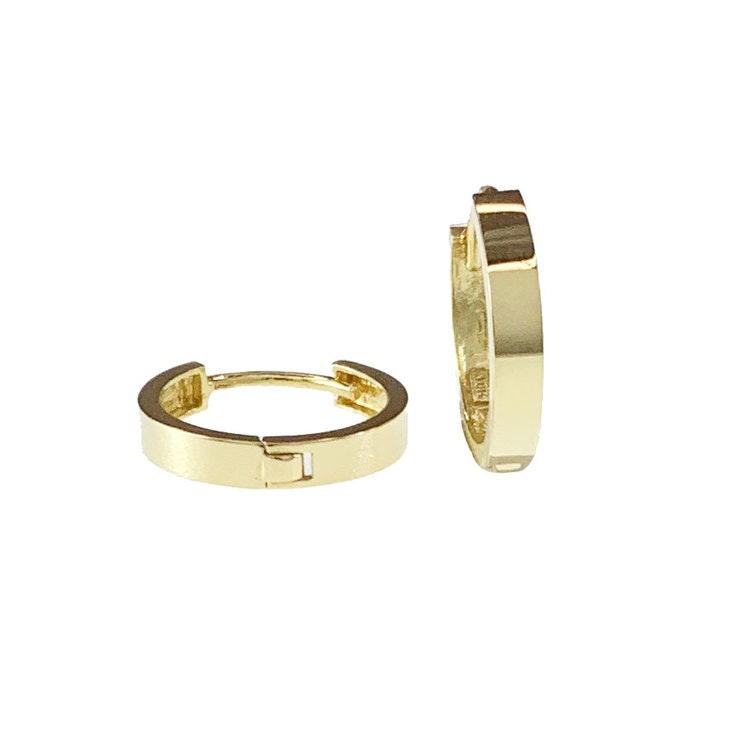 Vackra creoler GOLDEN RINGS i 18K guld från Catwalk Jewellery