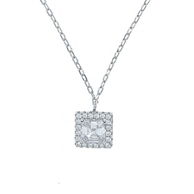 Halsband Sparkling Square Silver