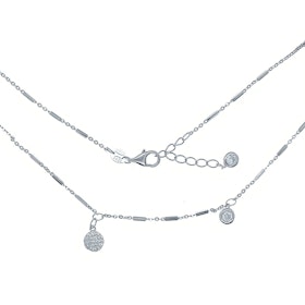 Halsband Sparkling Silver