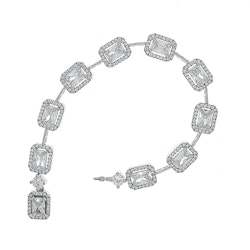 Armband Sparkling Diamonds Silver