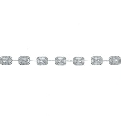 Armband Sparkling Diamonds Silver