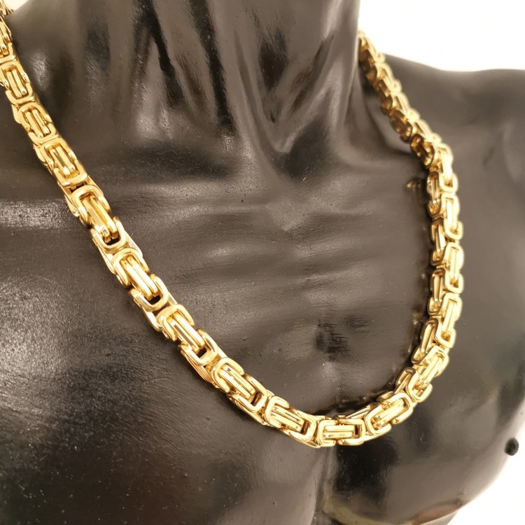 Halsband Kejsar Förgyllt Stål - 7,5 mm - Catwalk Jewellery
