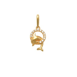 Guldhänge Dolphin 18K