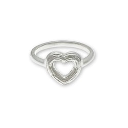 Ring Heart Silver