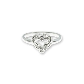 Ring Heart Silver