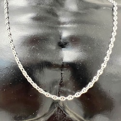 Marinalänk Silver Halsband - 3 mm