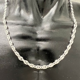 Marinalänk Silver Halsband - 5 mm