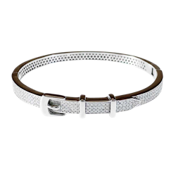 Armring Belt Sparkling Silver