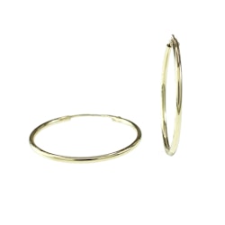 Rörcreoler 18K Guld - 1 mm & 1,5 mm i flera storlekar