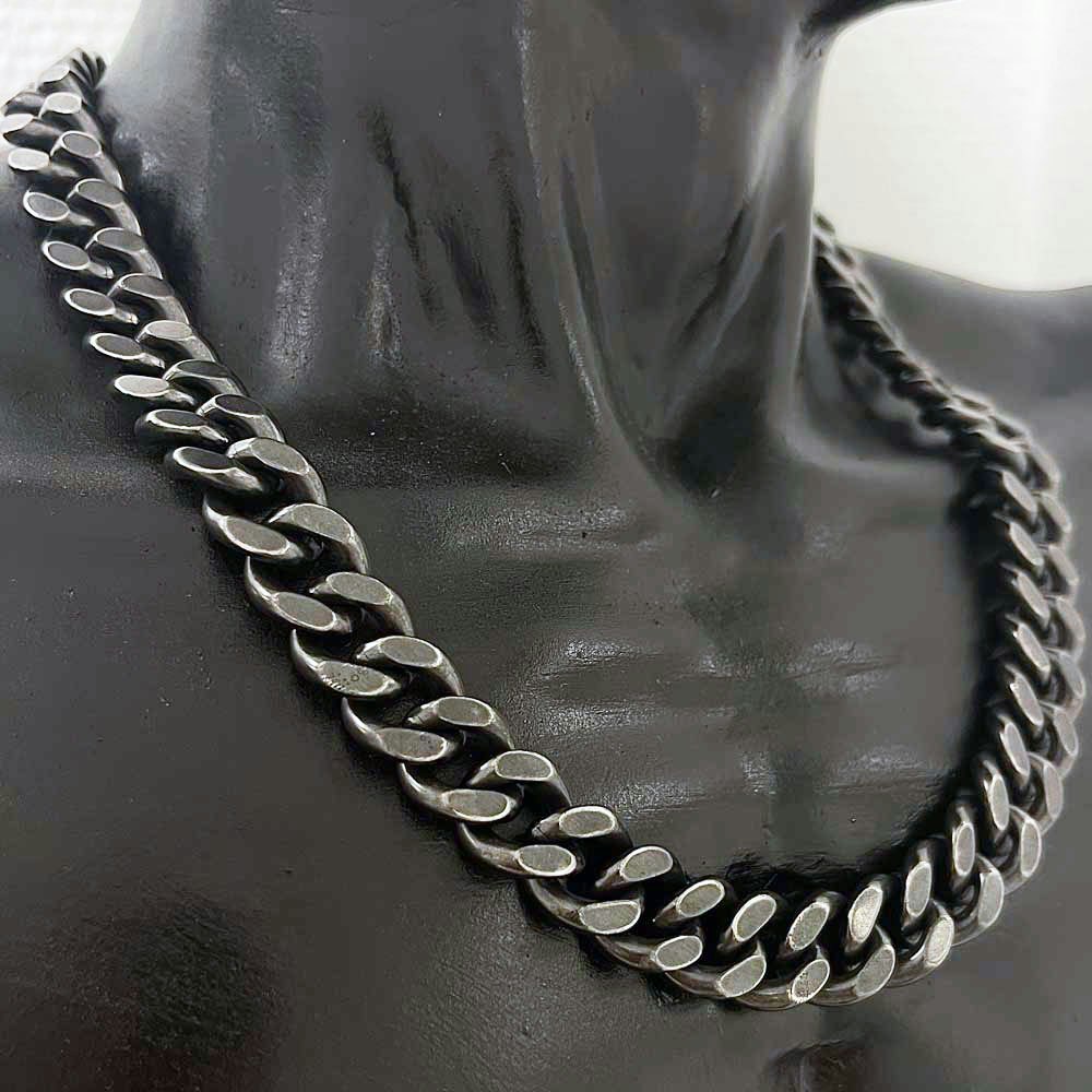 Halsband Pansar Oxiderat Stål - 12 mm - Catwalk Jewellery