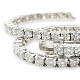 Tennisarmband Diamonds 18K Vitguld - 3,0 ct
