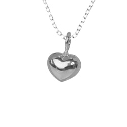 Halsband Big Heart Silver