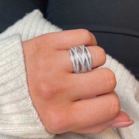 Ring Noelia Sparkling Silver