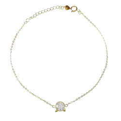 Armband Sparkling Round Sparkling Stone 18K Guld