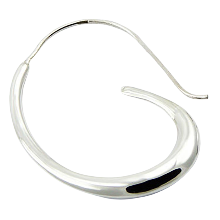 Läckra örhängen Swirl i 925 silver med en modern och tidlös design från Catwalksmycken
