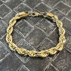 Armband Cordell Förgyllt Stål - 8 mm