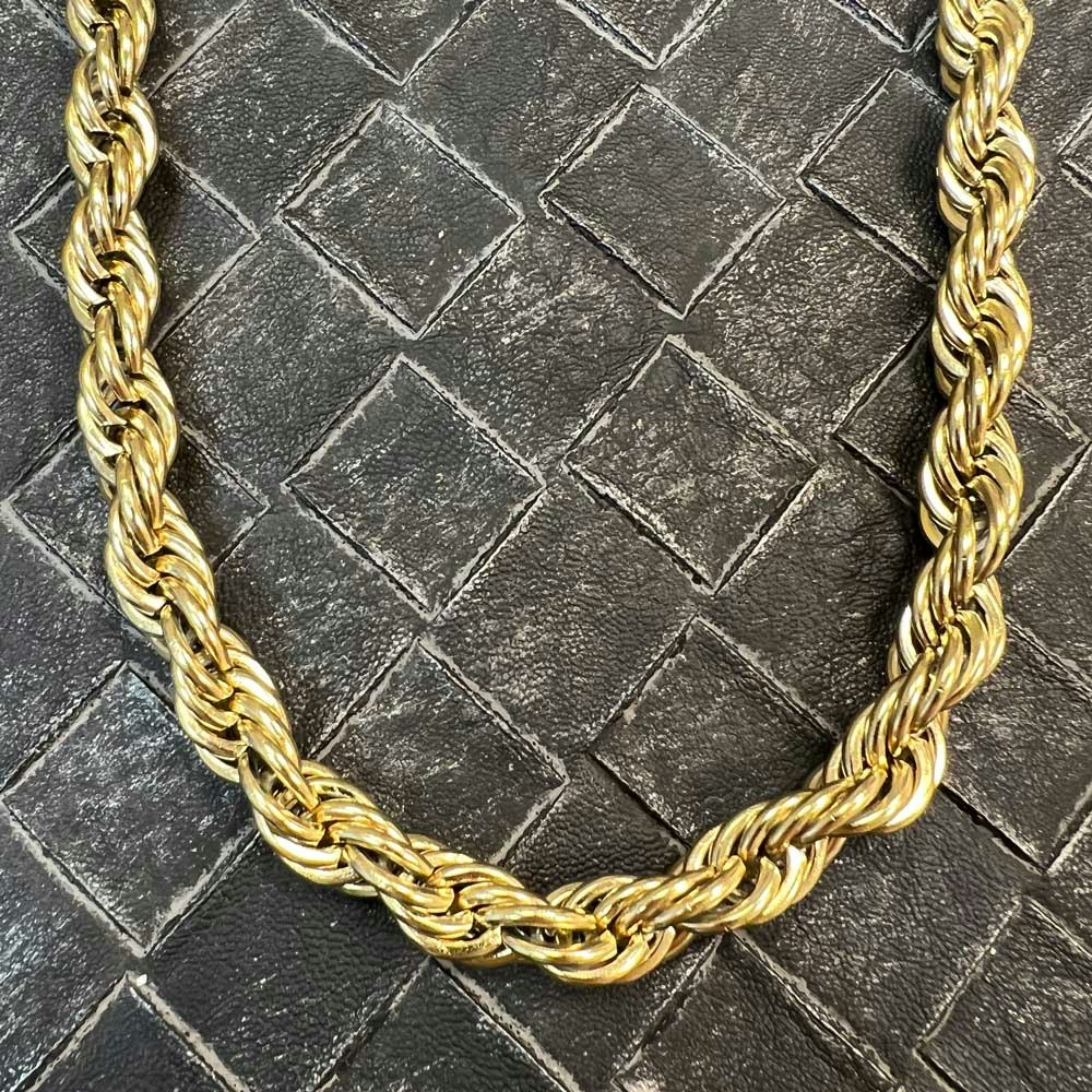 Halsband Cordell Förgyllt Stål - 10 mm - Catwalk Jewellery