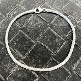 Massiv Rund Kejsarlänk Silver - Armband 2 mm