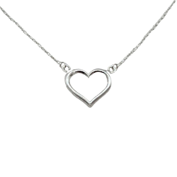 Halsband Heart Silver