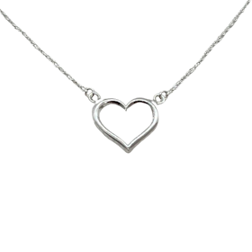 Halsband Heart Silver