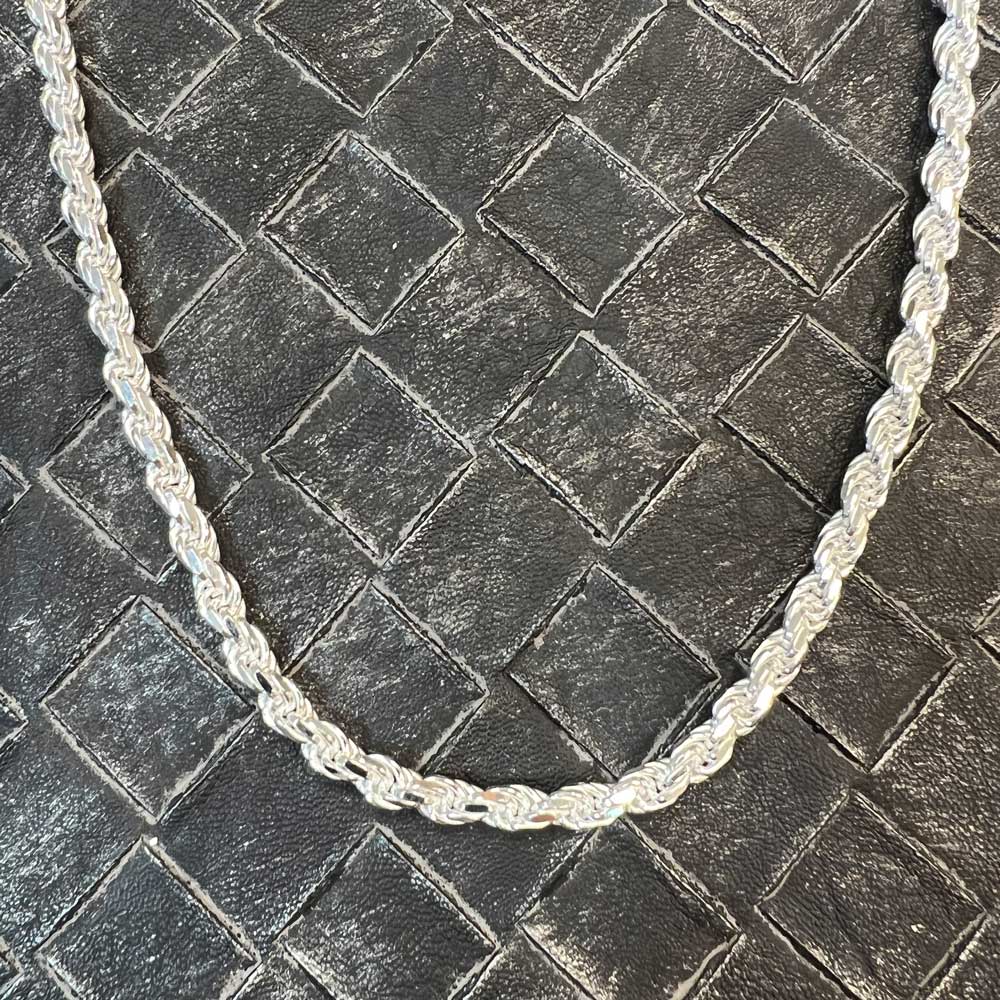 Cordellänk halsband i 925 silver av unik och modern design från Catwalksmycken