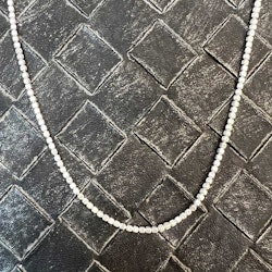 Fyrkantig Kulkedja Silver - Halsband