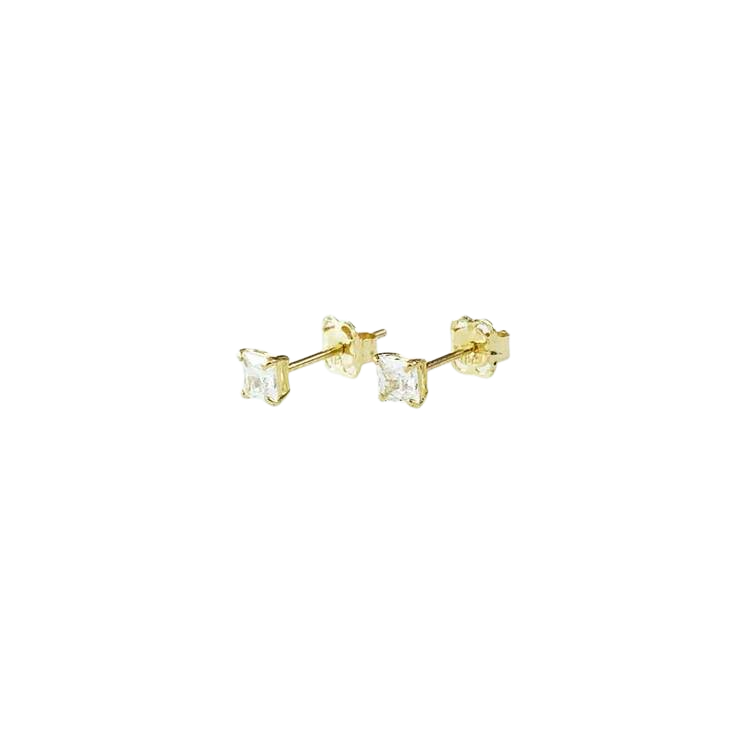 vackra guldörhängen, örhängen i 18 karats guld med cz stenar från Catwalksmycken