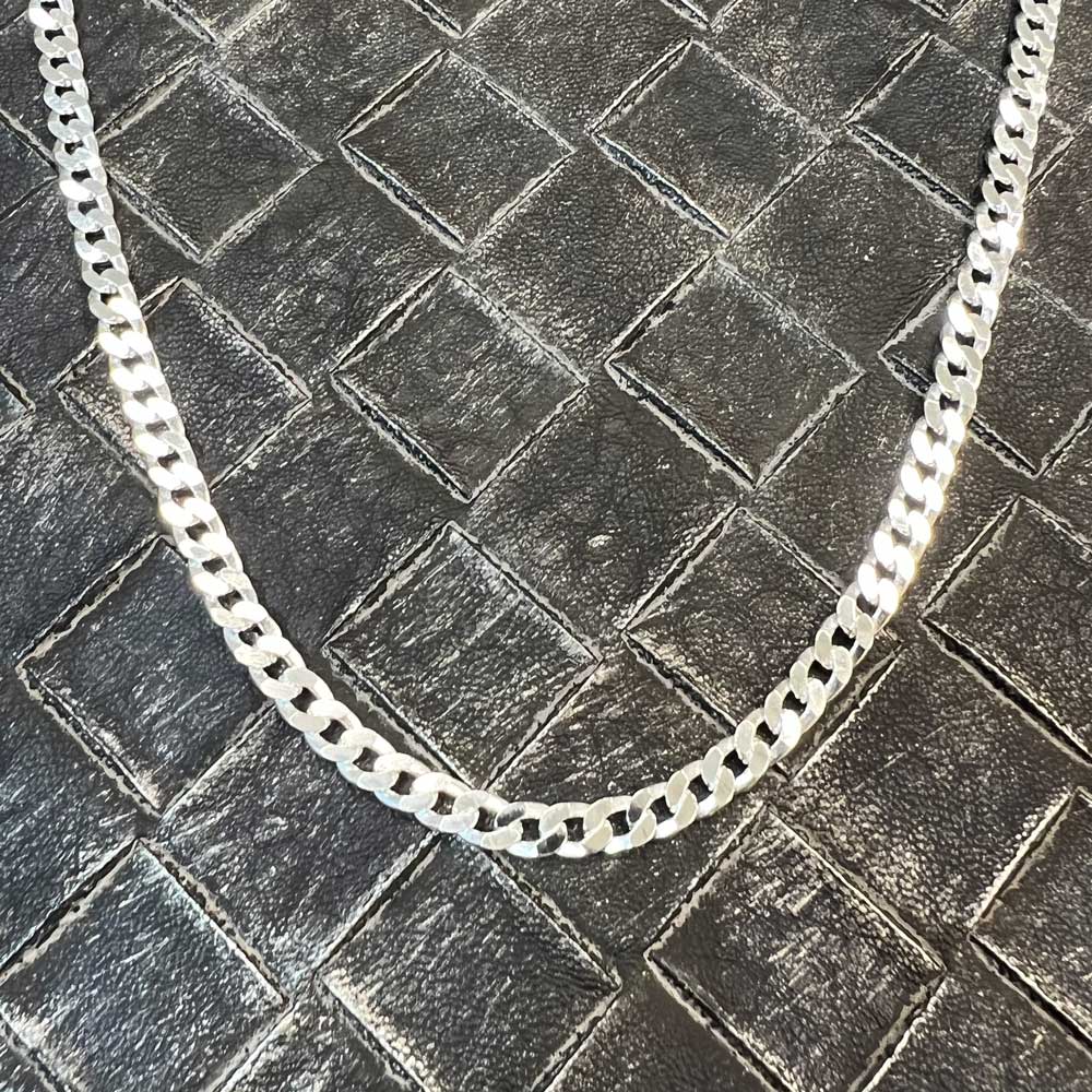 Pansarlänk Halsband i 925 silver från Catwalksmycken
